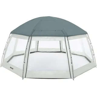 Bestway Pooldach , Grau, Weiß , Kunststoff , 295 cm , Freizeit & Co, Pools & Wasserspaß, Poolzubehör, Poolabdeckung
