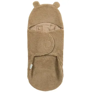 Meyco Baby G.0 Bear 100x100 Cm Swaddle-decke - Warm Brown - One Size