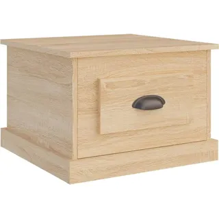 vidaXL Couchtisch Sonoma-Eiche 50x50x35 cm Holzwerkstoff - Braun