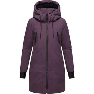 Wintermantel NAVAHOO "Wintermantel Winterzart 14", Damen, Gr. L, lila (dusty plum), Obermaterial: 100% Polyester PES.  Obermaterial: Futter: 100% Polyester PES. 100% Polyester PES., Mäntel Wintermantel