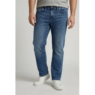 5-Pocket-Jeans "Mauro GG", Herren, Gr. 44, Länge 34, blau (mid blau), Denim/Jeans, Obermaterial: 86% Baumwolle, 13% Polyester, 1% Elasthan, S.OLIVER MEN BIG SIZES, unifarben, normal lang, Jeans 5-Pocket-Jeans, mit Stretch - Große Größen