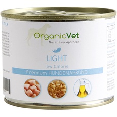 OrganicVet Hund Nassfutter Veterinary Light, 6er Pack (6 x 200 g)