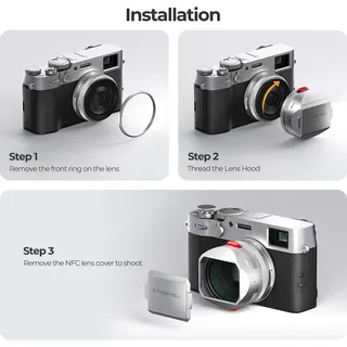 Freewell Gegenlichtblende Für Die Fuji X100-serie - Silver