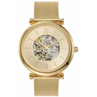 Damenuhr Carlie Automatikwerk Milanaise Edelstahl goldfarben, ME3250