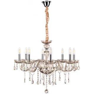 None Kristall-Hängeleuchte Linda max. 6 Watt 110 cm rund