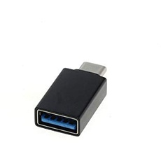 OTB Adapter Slim - USB Type C (USB-C) Stecker auf USB-A 3.0 Buchse - OTG Support - schwarz