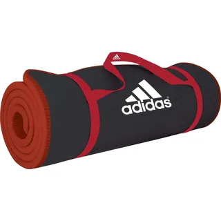 Adidas Trainingsmatte, 10 mm, Rot - Schwarz