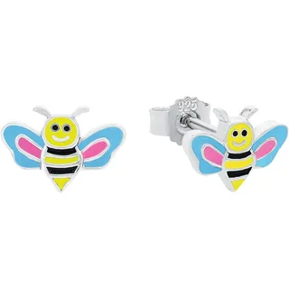 Amor Ohrstecker Silber 925, rhodiniert in Blau | Gr.: onesize