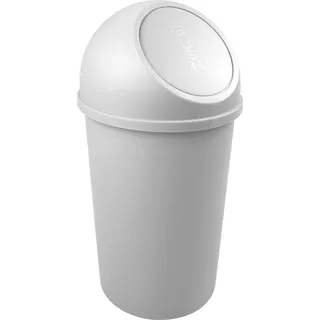 Helit Push-Abfallbehälter 25 l Grau