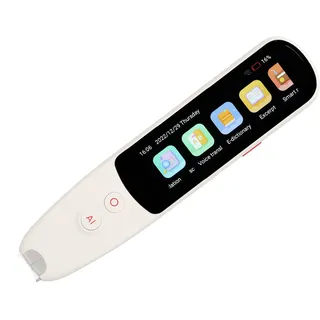 Sprachübersetzer-Stift, Intelligentes Übersetzungsgerät mit 134 Sprachen, WiFi-Unterstützung für Tragbare Scan-Übersetzungsstifte, Cloud-Speicherung und HD-Bildschirm Zum Lernen