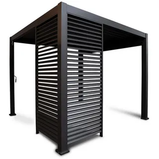 Gardenson Pavillon-Seitenteil , Anthrazit , Metall , 93x238.2x10 cm , Sonnenschutz, Pavillons