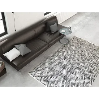 Kayoom Teppich Aperitif 310 grau - 6QB3K-80-150