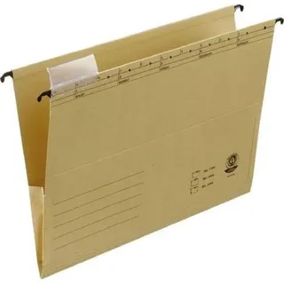 Hängehefter für A4, Hängeregister, braun, 50 Stück