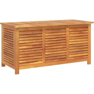 vidaXL Gartenbox mit Lüftungsschlitzen 113 x 50 x 56 cm Braun