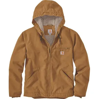 CARHARTT Sherpa Lined Textiljacke - Hellbraun - L