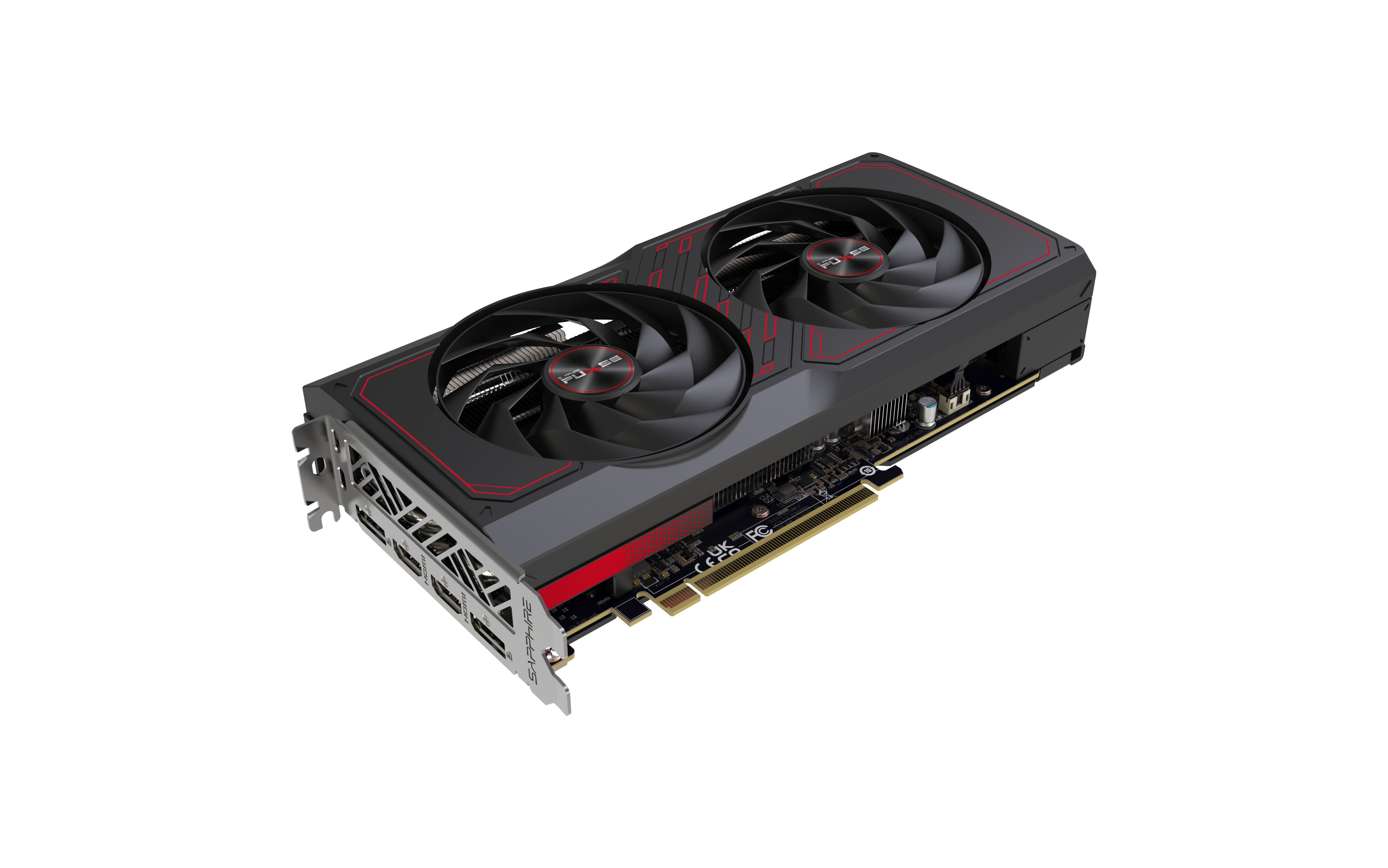 Bild von Pulse Radeon RX 7600 XT OC, 16GB GDDR6, 2x HDMI, 2x DP, lite retail (11339-04-20G)