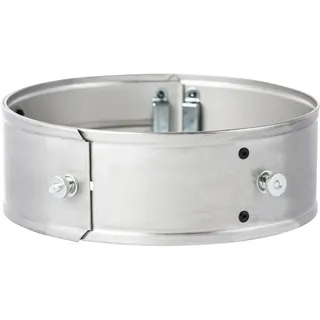 BBQ-Toro Edelstahl Power Ring für Raketenofen | Ø 25-35 x 8,5 cm | Rauchfreie Flamme ohne Funkenflug, Unterstützt Kochvorgang effektiv | Einfach anpassen für optimale Wärmeverteilung