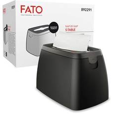Fato - S-Table Dispenser Nap-by-Nap für interkalierte Servietten 16x24, Serviette-für-Serviette-System, für Tisch oder Theke geeignet, ABS, Farbe schwarz