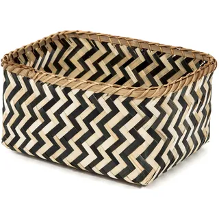 Compactor Aufbewahrungskorb aus Bambus Größe L 33 x 18 x 0 cm natürlich