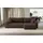 Eckcouch Milano XL Cord 2-Sitzer Braun