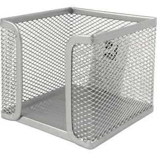 Q-Connect KF00881 Zettelbox Metalldraht silber