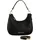 Schultertasche Polyurethan Black