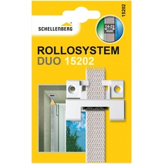 Schellenberg 15202 Gurtführung Duo, rechteckig, für Rollladengurt, mit Zugluftdichtung, System Mini/Maxi