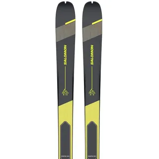 Salomon Mtn 84 Pure Tourenski - Rainy Day / Pastel Neon Lime 1 / Black - 156