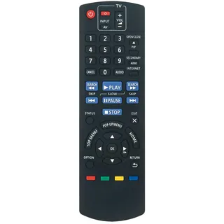 ROLLGAN N2QAYB000956 Ersetzte Fernbedienung Anwendbar für Panasonic Blu-ray Disc Player DMP-BD-813 DMP-BDT160 DMP-BDT161 DMP-BDT260 DMP-BD91 DMP-BD81 DMPBD-813 DMPBDT260 DMPBD81 DMPBD91 DMPBDT161