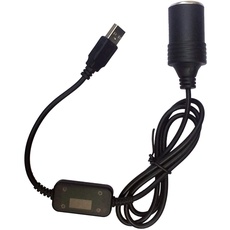 USB zu 12V Auto Zigarettenanzünder Weiblich Step Up USB zu 12 V Kabel Konverter - Für Auto Feuerzeuge/Fahren Recorder/Auto DVR (USB zu 12V Zigarettenanzünder)