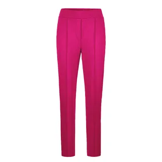 Schlupfhose GOLDNER "Elegante 7/8-Schlupfhose SARA", Damen, Gr. 42, N-Gr, rosa (pink), Obermaterial: 50% Polyamid PA. 45% Viskose CV. 5% Elasthan EL., Hosen Schlupfhose, Ohne