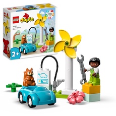 Bild von Duplo Windrad und Elektroauto 10985