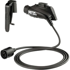 PETZL Erwachsene BELTKIT 2 Bluetooth Verlängerungskabel Und Gürtelclip Für Die Nao +-stirnlampe, Schwarz, One Size