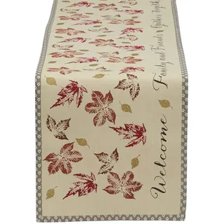 DII Rustikale Herbstblätter, Küchenkollektion, Erntedankfest & Herbst, Tischdekoration, Tischdecke, 60 x 120 cm
