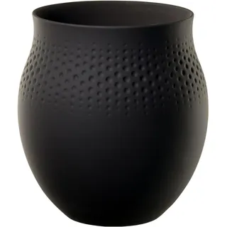 Villeroy & Boch "Vase Manufacture Collier 18 cm", noir
