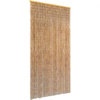 Insektenschutz Türvorhang Bambus 90 x 220 cm - Braun