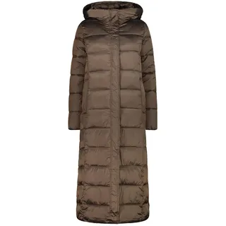 CMP Woman Long Coat FIX Hood dark malto (P981) 34