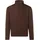 Herren Pullover II in Strickoptik Stehkragen warm atmungsaktiv Tobacco M