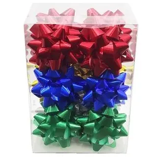 POLSIRHURT Rozeta 4 "18 mm holographischer Preis für 1 op. 18pcs/op - Gold, Silber, Grün, Rot, Blau