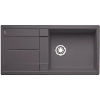 Metra XL 6 Silgranit Felsgrau 1000 x 500 mm Siebkorbventil