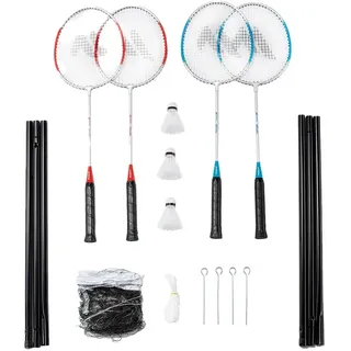 Martes 4xrival Badminton-set - Gray / Red - One Size