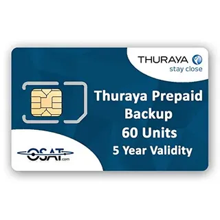 Thuraya-Satellitentelefon Backup-SIM mit 60 Einheiten