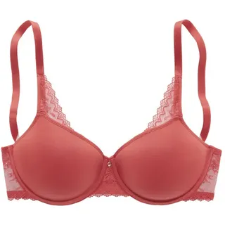 LASCANA LASCANA, Minimizer-BH mit Spacer-Schalen und Bügel, Basic Dessous, rot