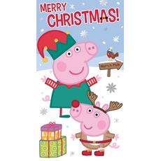 Offizielle Peppa Pig Weihnachtskarte