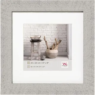 walther + design Bilderrahmen grau 20x20 cm 2er Set