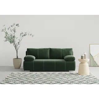 COLLECTION AB Sofa »Torsten«, mit Bettfunktion und Bettkasten, grün