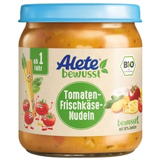 Bild von Alete Bio Tomaten-Frischkäse-Nudeln, ab 1 Jahr,