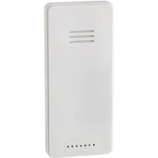 TFA Dostmann Temperatursender, 30.3236.02, Ersatzsender für digitalen Funk-Wecker Multicolor (60.2548), zur Temperaturkontrolle, weiß