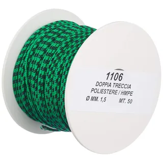 BestDivers Best Divers Leine Dyneema, SK75, Ø1.5 mm, Spule 50 m, grün