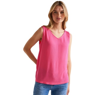 STREET ONE Damen A320137 Sommertop, Berry Rose, 38 EU